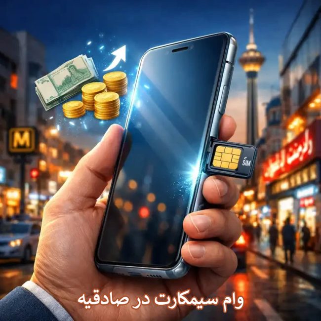 وام سیمکارت در صادقیه